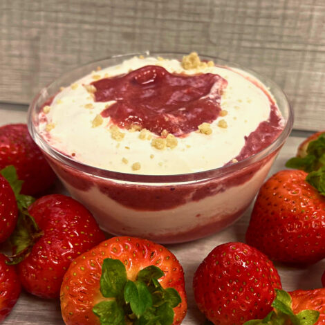 Keto Strawberry Cheesecake - Image 2